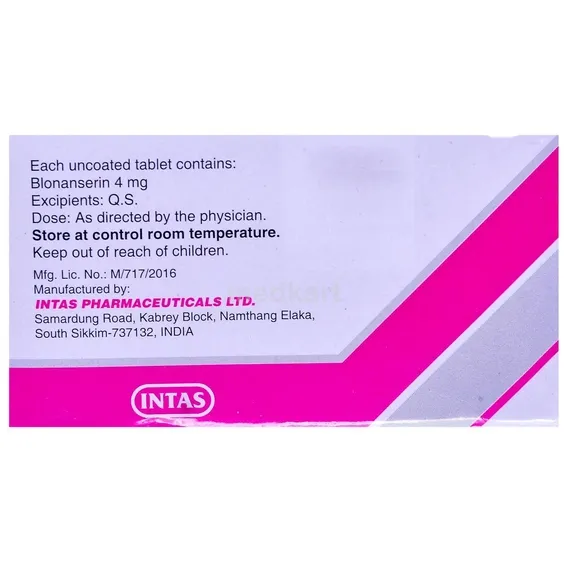 blonitas 4mg tablet 10's